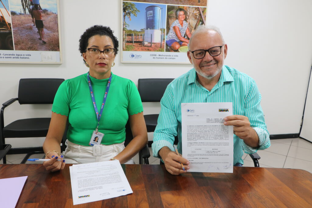Assinado convênio para ampliação do sistema de abastecimento de água em Iraquara
